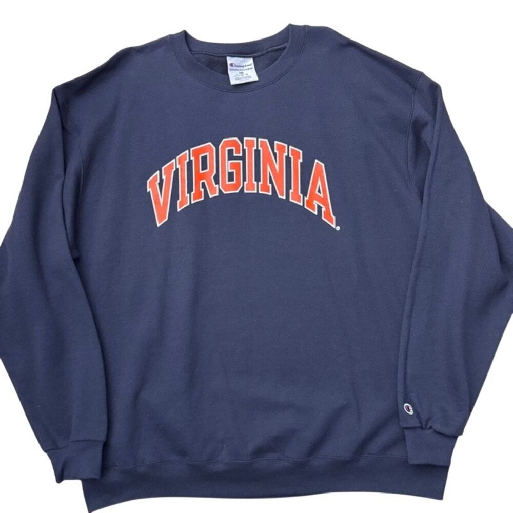 University of Virginia Cavaliers NCAA Champion blue crewneck sweatshirt 2XL XXL